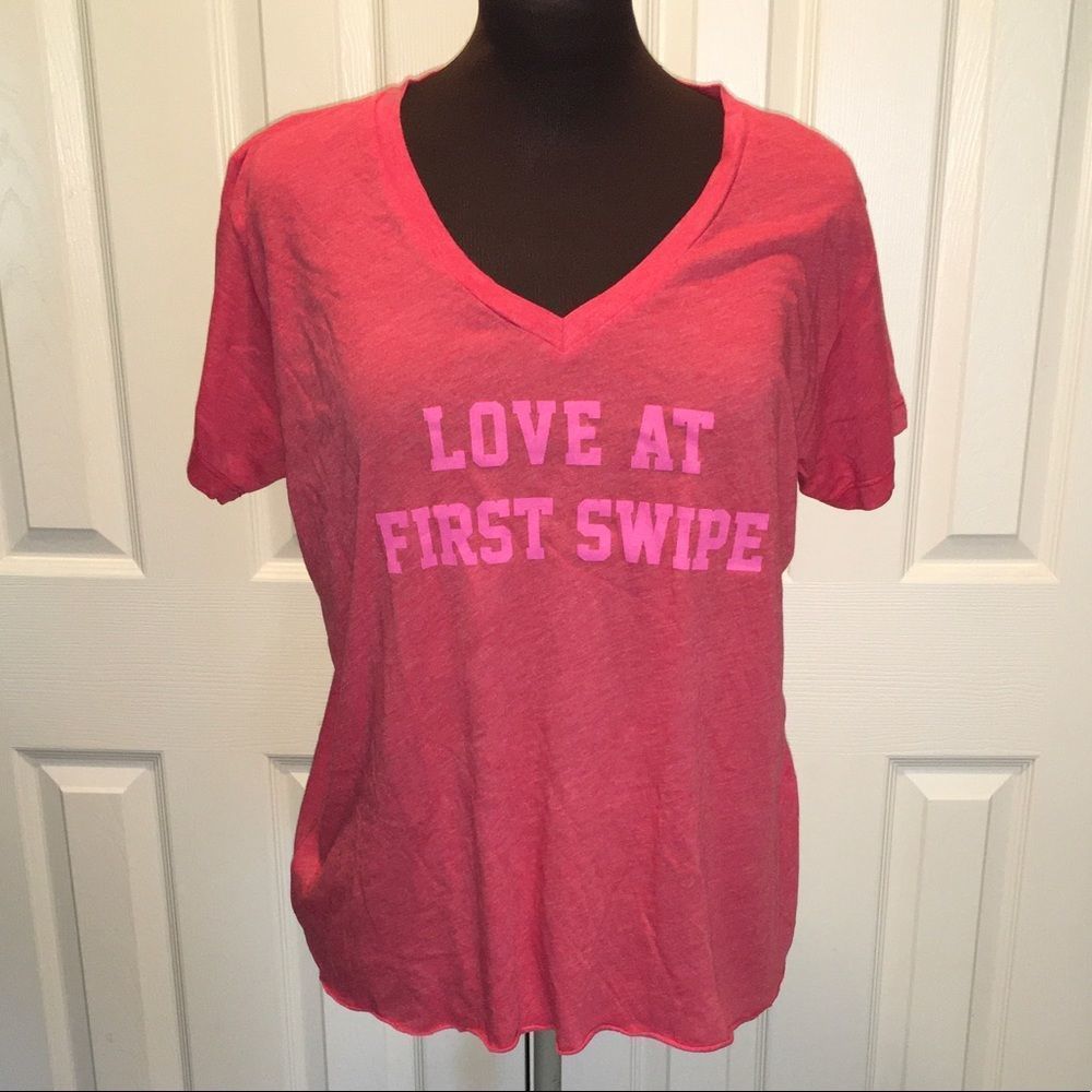“Love at first Swipe” graphic tee